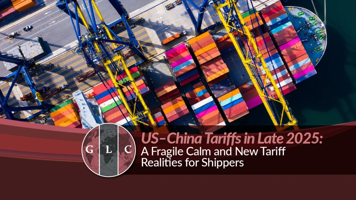 US–China Tariffs in Late 2025